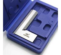 Righello quadrato di precisione per macchinisti e ingegneri, strumento di misurazione ad angolo retto di 90° in acciaio inossidabile con lama smussata, travi rettificate e lappate, tolleranza di