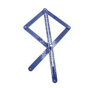 Righello quadrato diagonale con scale
