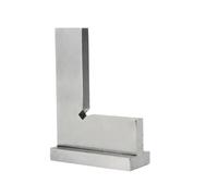 Righello quadrato in metallo con bordo piatto e base for carpenteria, strumento di misurazione deII'angolo di 90 gradi da 40 mm a 130 mm(150x100mm)