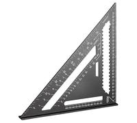 Righello quadrato in metallo quadrato per falegnameria | Quadrato che incornicia il triangolo | Pinza per marcatura portatile, utensili da falegname multifunzionali per carpenteria, d