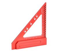Righello quadrato multi triangolo per falegname misurazione angolo e linea 2 in 1 strumento con lega di alluminio leggero e per progetti di ristrutturazione fai da te per la lavorazione del legno