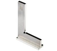 Righello quadrato per macchinista di precisione, 10,2 cm, angolo retto di 90 gradi, in acciaio temprato con sedile, 100 x 70 mm