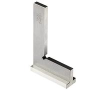 Righello quadrato per macchinista di precisione, 7,6 cm, angolo retto di 90 gradi, in acciaio temprato con sedile 75 x 50 mm