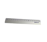 Righello Riga in Alluminio 15 cm ARCHITETTO scuola ufficio metallo indistruttibile