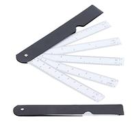 Righello scala architettonico, strumento misurazione 20cm per ingegneria | Righello di plastica a forma ventaglio rapporto multiplo disegno tecnico, concustodia per studenti, disegnatori e ingegneri.