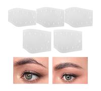 Righello Sopracciglia | Guida Riutilizzabile - 5 Pezzi Per Trucco Permanente | Per Uso Quotidiano Casa Viaggio Matrimonio Feste Compleanno Salone Sposi