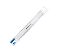 Righello Staedtler in plastica di precisione da 30 cm, trasparente, trasparente,