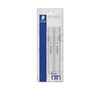 STAEDTLER 562 152 PB TH - Set di righelli piatti in plastica, 150 mm