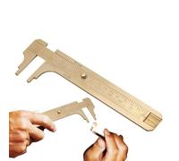 Righello tascabile in ottone, righello in ottone,Strumento di misurazione a doppia scala | Calibro a corsoio, righello preciso per misurare gioielli, piccole parti e artigianato