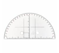Righello Tecnico per Coordinate, Goniometro | Materiale plastico, Righello cartografia, Formazione specialistica, Per esploratori