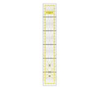 Righello Trapuntatore Acrilico, 5x30cm/2x11,8 Pollice Giallo Tessuto Righello da Taglio Chiaro Righello Acrilico Righello Trapuntatore Giallo in Tessuto, Marchio Trasparente, Segno