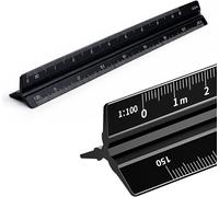 Righello Triangolare, 15Cm Scalimetro Triangolare, Righelli Scala per Architetti