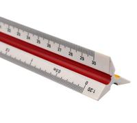 Righello Triangolare, 30Cm Scalimetro Triangolare, Righelli Scala per Architetti