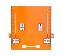 Righello triangolare con tavola inferiore falegname quadrato in lega di alluminio strumenti per la lavorazione del legno multifunzione dimensioni compatte triangolo righello quadrato strumento