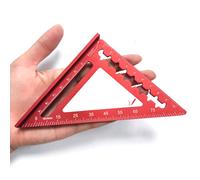 Righello triangolare da 45/90 gradi per squadra da falegname scrivibile per