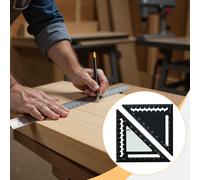 Righello triangolare da 45/90 gradi per squadra da falegname scrivibile per
