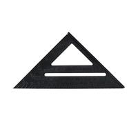 Righello triangolare da 7 pollici Righello quadrato da 90 gradi Strumento di misurazione for la lavorazione del legno Goniometro angolare for falegnameria(Type B)