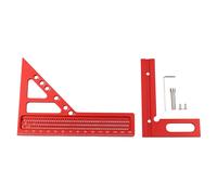 Righello triangolare da disegno multiangolo con gradino e perno di bloccaggio