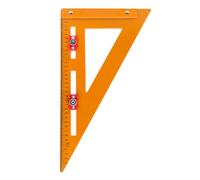 Righello triangolare di posizionamento, righello triangolare 2 in 1, goniometro triangolare, misurazione della posizione, righello di precisione per posizionamento dei fori, per ingegnere falegname