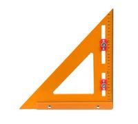 Righello triangolare di posizionamento, strumenti per falegnameria quadrati - goniometro triangolare 2 in 1 | Regola di marcatura per ingegnere falegname, misura righello triangolare, righello di