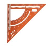 righello triangolare di precisione, Righello triangolare quadrato da carpentiere, lega di alluminio metrica, costruzione for la lavorazione del legno. Piccolo(.)