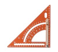 righello triangolare di precisione, Righello triangolare quadrato da carpentiere, lega di alluminio metrica, costruzione for la lavorazione del legno. Piccolo(S)