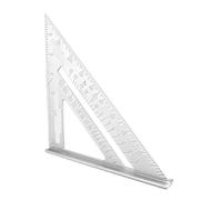righello triangolare di precisione, Set da falegname 7 pollici multicolore con righello triangolare in lega di alluminio(7Inch Silver)