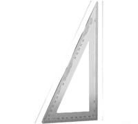 Righello triangolare in acciaio inossidabile con formato a doppia scala per transizione senza soluzione di continuità tra attività metriche e di misurazione (C)