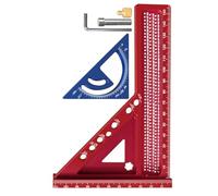 righello triangolare professionale presenta superfici anodizzate che migliorano la durata Misurazione multiangolo per triangolo combinato tecnico