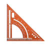 Righello triangolare quadrato per la lavorazione del legno, con angolo regolabile, per professionisti, hobbisti e costruttori