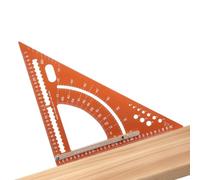 Righello triangolare regolabile in lega di alluminio - misurazione | Disegnare linee rette e archi. Strumento per la lavorazione del legno con funzione di misurazione del diametro del gambo