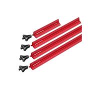 Righello triangolare WOODPECKERS - SET small red