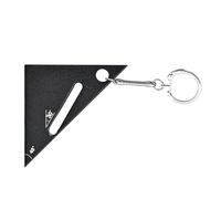 Righello Triangolo In Lega Di Alluminio - Quadrato Metallico, Mini Goniometro | 90 Di Misura Di 45 Gradi Per Il Taglio Del Legno, Calibro Del Falegname Portatile Per I Costruttori Di Fai Da Te