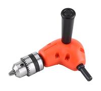 Right Angle Drill Attachment 90 Degree | 9.5mm Round Shank for Tight Spaces | Drill Bit Adapter 1-10mm / Electric Drill Extension | 20N.m Force, 500 RPM Top Speed