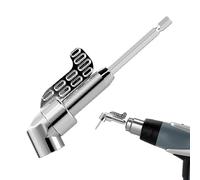 Right Angle Drill Attachment - Bendable Bit Adapter, 105 Degree Angled Drill Tool for Tight Spaces with Metal Construction for Electric Tools Carpenters DIY Enthusiasts Adults Men Home Garage Workshop