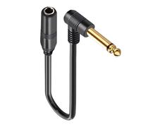 Right Angle Guitar Extension Cable Pure Sound Plug-and-Play 1/4 Inch