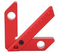 Right Angle Line Gauge & Center Finder | 45/90 Degree Aluminum Alloy Ruler for Woodworking/Metalworking | Carpenter Scribe Tool with High Strength & Portability
