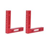 Right Angle Positioning Clamp 2Pcs | 90 Degree Aluminum Ruler for Woodworking | Inside/Outside Clamping for Boxes/Drawers/Cabinets