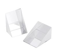 Right Angle Prism - H Optical Glass 10x10x10mm | Optical Glass Triangle Prism, Precision Opticals Component Block | Light Refraction Physics Experiment Tool for Demonstration