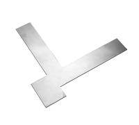 Right Angle Ruler, 90° Wall Edge Scraper, Precision Measuring Leveler 9.06x8.46x0.08 Inch for Scraping, Ispezione, Masonry, Painting, Plaster Repair, Carpentry, Floor Paving