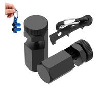 Right-Angle Ruler Clamp, Tall Stair Gauges for Framing Square - Hexagonal Stable Lock with Holder & Hook for Framing Square Support(Noir)