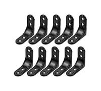right angle shaped bracket, 10 pieces right angle bracket, black stainless steel bracket, 50mm black fixing bracket, 90 degree l-shaped rig