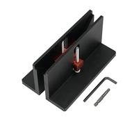 Right Angle Spline Jig, Woodworking Tenon Clamp, Precision Corner Guide, Table Saw Aluminum Window Jig, Durable Joinery Tool for Projects and Home Carpentry, 7.09x1.97x3.94 Inches