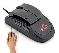 RIGHT 'BOVE TOUCH RBT Rebel Real 1.112 Finger Resting Ergonomic Gaming Mouse, Nero - Wired