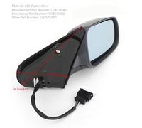 Right Hand Side Door Wing Mirror Heated Electric Primed Per VW Golf Mk4 97-04 H0