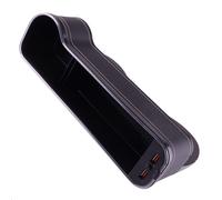 Right Side Car Seat Gap Filler Storage Box Organizer Pocket Cup Holder Dual USB