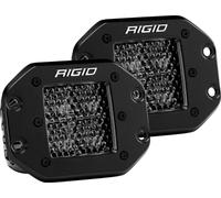 Rigid Industries 212513BLK D-Series Pro Spot Diffuso Montaggio A Incasso Pair
