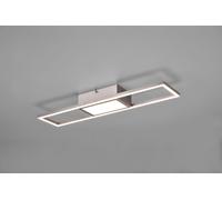 RIGIDO PLAFONIERA LED 22W 2800lm, 2700 - 6000K RETTANGOLARE ACCIAIO CON TELECOMANDO MULTIFUNZIONE L. 60CM DIMMERABILE
