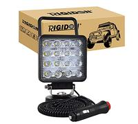 RIGIDON 1 Pcs 4 Pollici 48 W Faro da ricerca Led, Luce da Lavoro con Base Magnetica, Luce da Ricerca, Per Auto Fuoristrada, Camion SUV 4x4 Barca, 12 V 24V DC Spotlights Fari di Profondità, 6000K