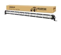RIGIDON 20 "90 W Flood Spot Combo Beam Auto Led Light Bar Single Row Supper Slim Led Lights 12V 24V per Off Road Truck SUV UTE ATV 4x4, Lampada da lavoro di guida impermeabile, 6000 K bianco